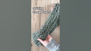 ✨let’s revive some frogged yarn 🧶 #yarn #yarnwinding #frogging #knitting