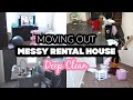 MOVING OUT MESSY RENTAL HOUSE | MOVE OUT DEEP CLEAN | WALMART HAUL APRIL 2021