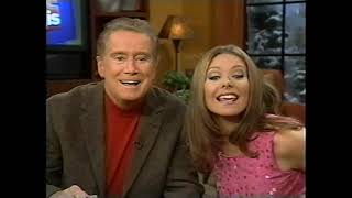 Kelly Ripa Guest Cohosts with Regis  Live With Regis  January 10, 2001