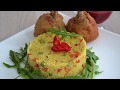 Кускус с овощами и куриными голенями