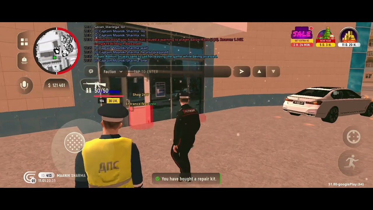 Savan marlega going gz during chase done