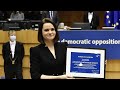 Тихановская считает недостаточными санкции Евросоюза