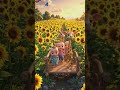 “Lost in the cutest sunflower maze ever 🌻✨”#CartoonBabies #BabyGiraffes