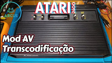 Mod AV no Atari 2600 e reparo de trilha rompida