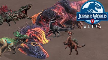 REFRENANTEM SPEEDRUN, 6 turn raid Jurassic World Alive #jurassicworld