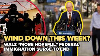 Walz says he’s “more hopeful” Operation Metro Surge will wind down this week