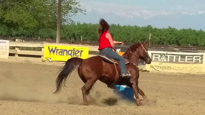 Cherie Rogers Hohlbauch in Speed Barrels!