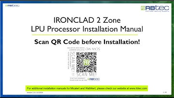 LPU Processor Installation Video For IRONCLAD Fence Alarm System