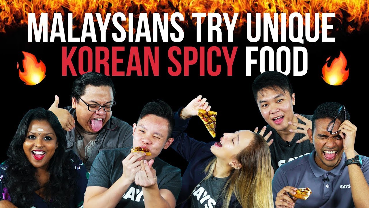 Malaysians Try Unique Korean Spicy Food | Presented By Domino's