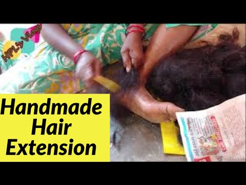 ఇంట్లోనే సవరం ఎలా తయారు చేసుకోవాలో చూడండి | Homemade Hair Extension | HPL&rsquo;s Telugu Vlogs #StayHome