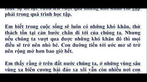 Bài văn nói về cuộc sống mà em mơ ước