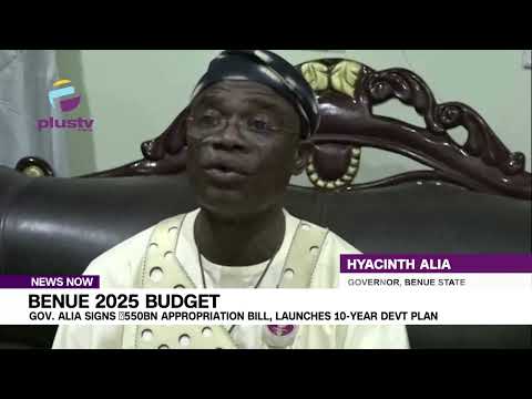 Benue Gov Alia Signs 550bn 2025 Budget Launches 10 Year Devt Plan