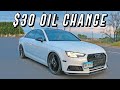 CHEAPEST Oil Change on a 2017 Audi A4 B9 // Quick & Simple Oil Change DIY Guide