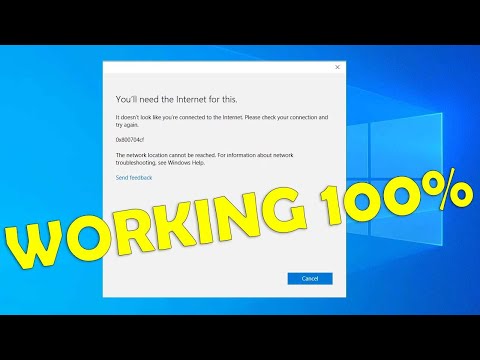 How to Fix Microsoft Store Error Code 0x800704cf in Windows 10