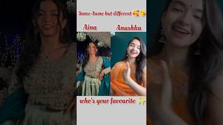 Aina Asif and anushka sen vibe ❣️😘 Who's your favourite #love #ainaasif #anushkasen #vibe#mayeri