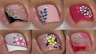 HERMOSOS  DISEÑOS DE UÑAS PARA PIES 🦶 💅😍