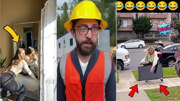 Construction Fails | Best of Adam Rose React Compilation #16 | Try Not To Laugh🤣🤣 #fails #funny
