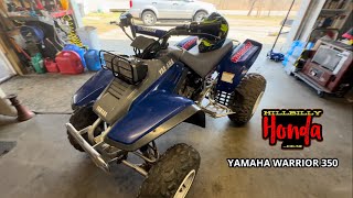 Yamaha Warrior 350 joins the fleet!!