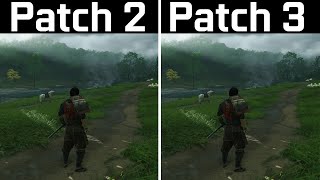 Ghost of Tsushima - Patch 2 vs Patch 3 - FPS Test