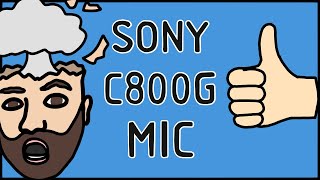 Setting up my new Sony C800G mic for the first time