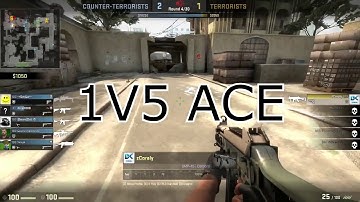CS:GO - 1V5 ACE! (6HP)
