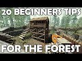 20 Beginners Tips for The Forest | Survival Game Guide