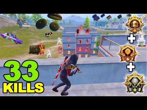 33KILLS!!😱 ALL CONQUEROR PLAYERS RUSHED ME in HERE 🔥PUBG Mobile