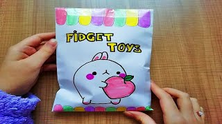 FİDGET TOYS SÜRPRİZ PAKET AÇIYORUM|KENDİ YAPTIĞIM SÜRPRİZ PAKET  DIY KENDİN YAP BLİND BAG POP İT screenshot 1