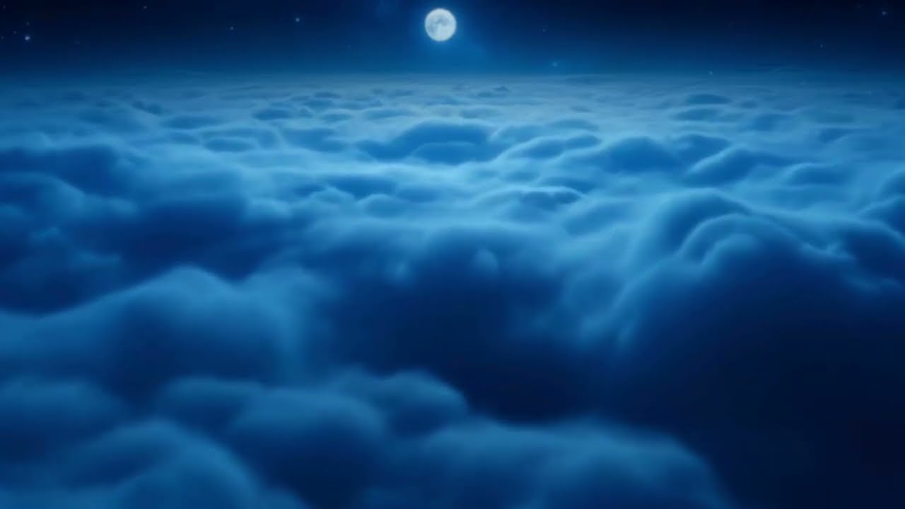 Moonlit Clouds ☁️🌙 | Deep Sleep Music for Relaxation and Stress Relief