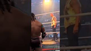 The Rock Intrupted by Oba Femi on Raw Return #shortsfeed screenshot 5