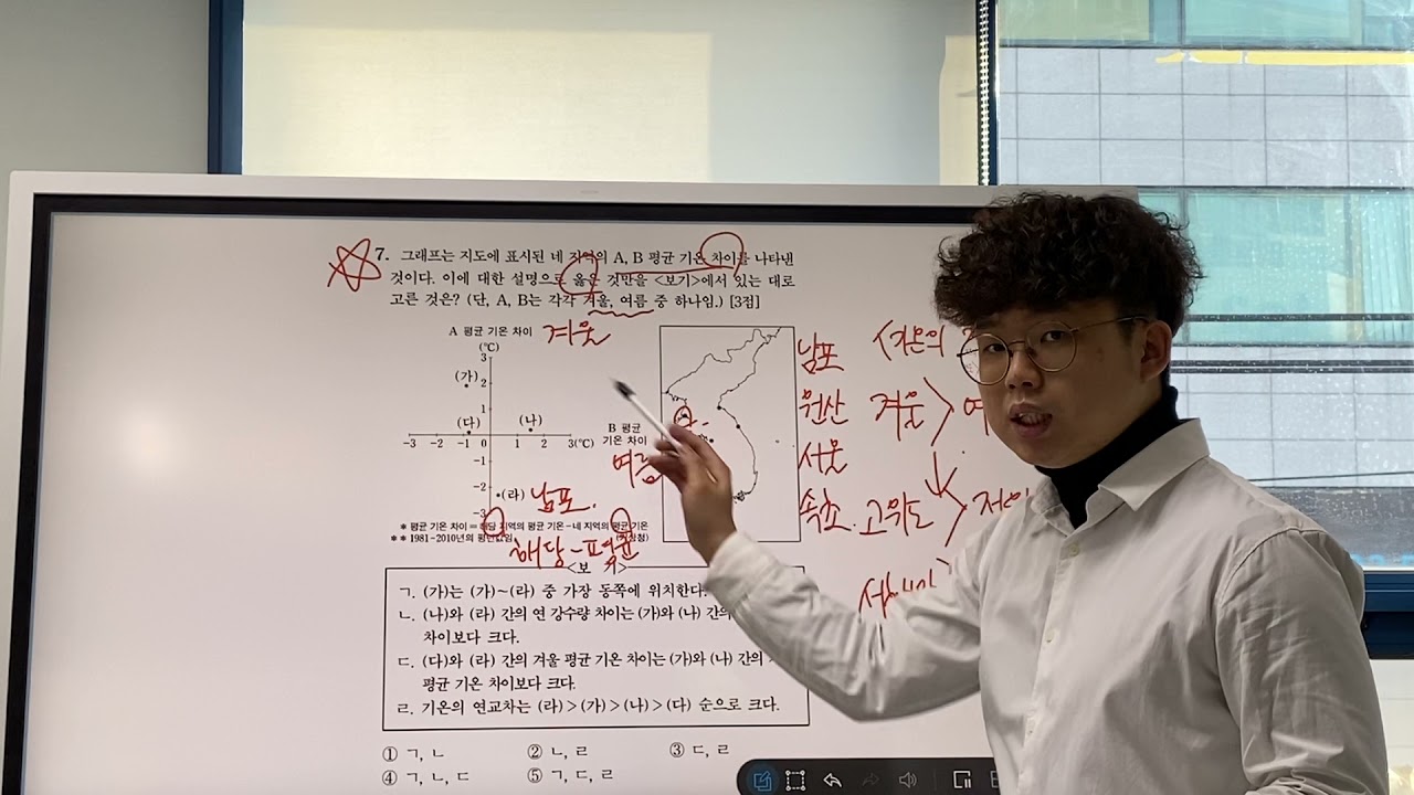 2022학년도 대학수학능력시험 한국지리 주요 문항 심층 해설강의