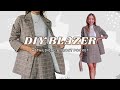 DIY BLAZER (with lining & front pocket) | I tried to make a Blazer suit - Part 1