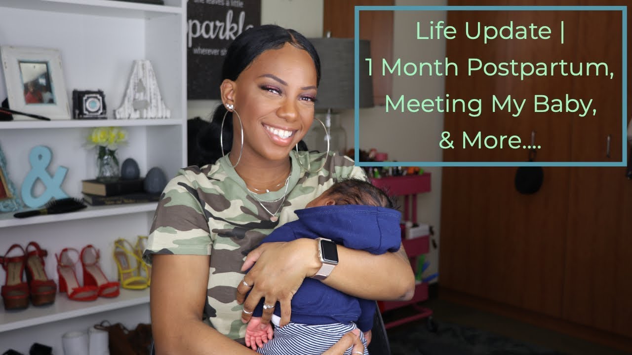 Life Update | 1 Month Postpartum, Meeting My Baby, & More... | Angelle's Life