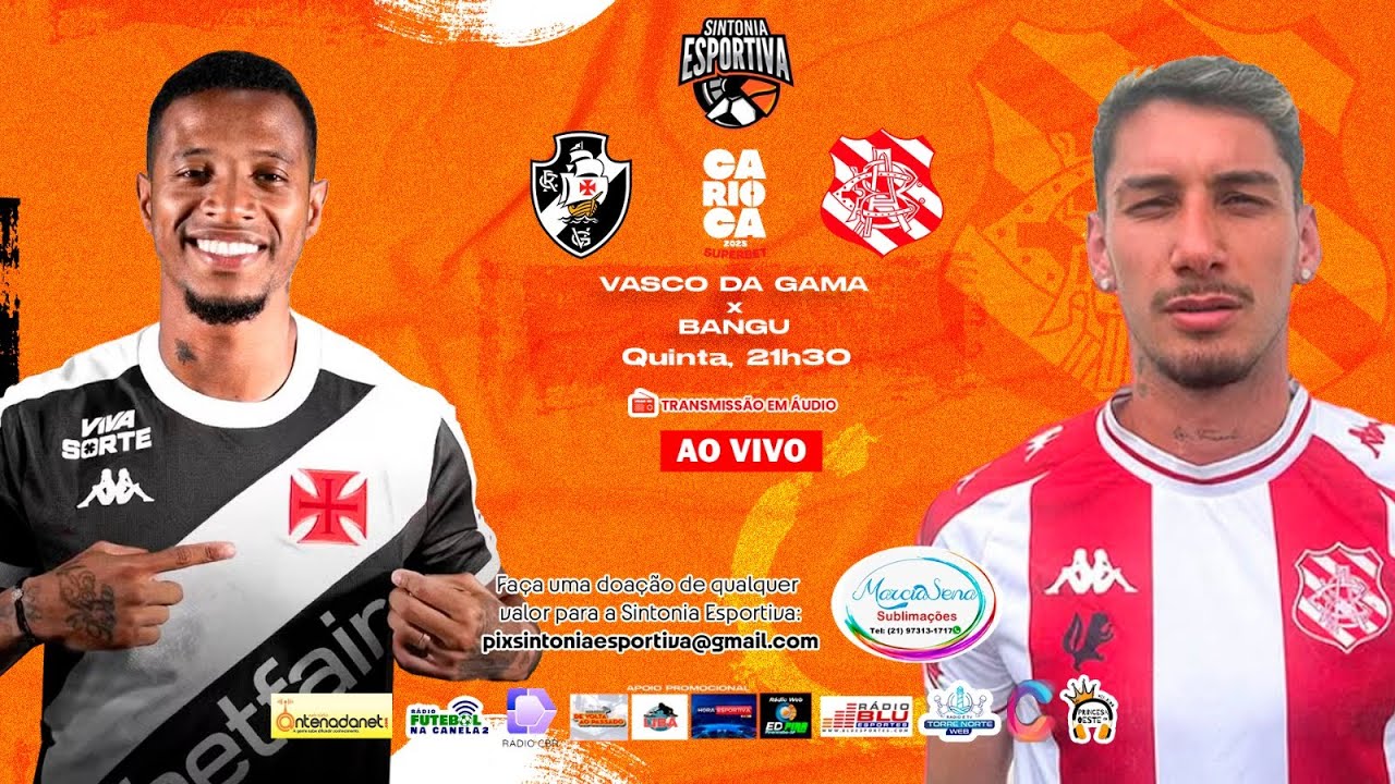 VASCO DA GAMA x BANGU - CARIOCÃO 2025 - 2ª Rodada - AO VIVO (Em Áudio ...