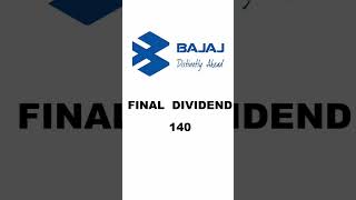 BAJAJ AUTO LTD ANNOUNCED FINAL DIVIDEND