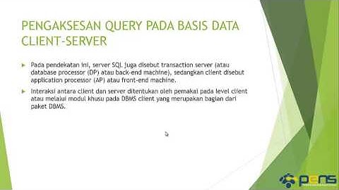 Teori 9 Database Client Server