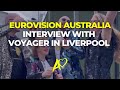 Capture de la vidéo Eurovision 2023 - Interview With Australia's Voyager In Liverpool