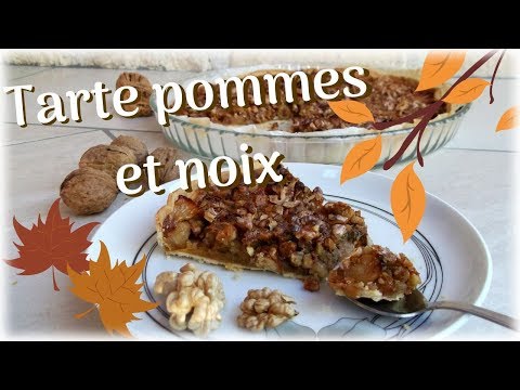 🍂-tarte-aux-pommes-et-aux-noix-🍂