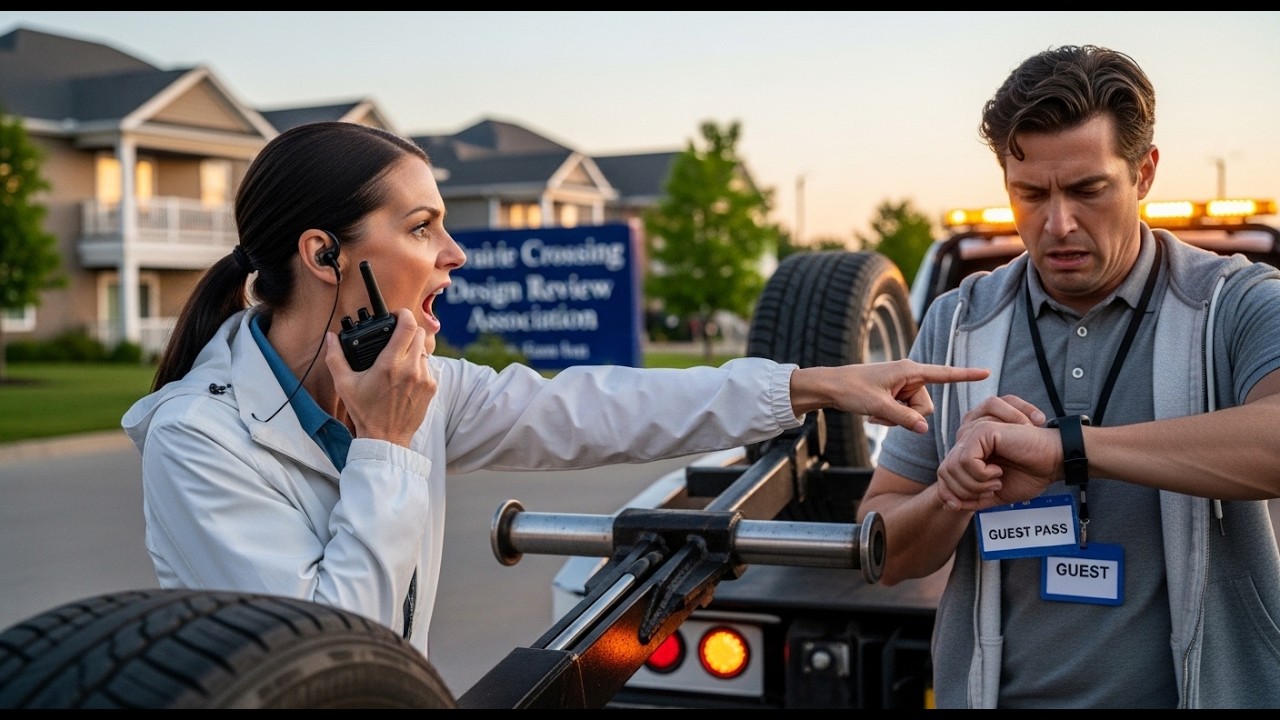 The Tow Truck Backed In While The HOA Compliance Officer Screamed That My Guest Pass Was Invalid