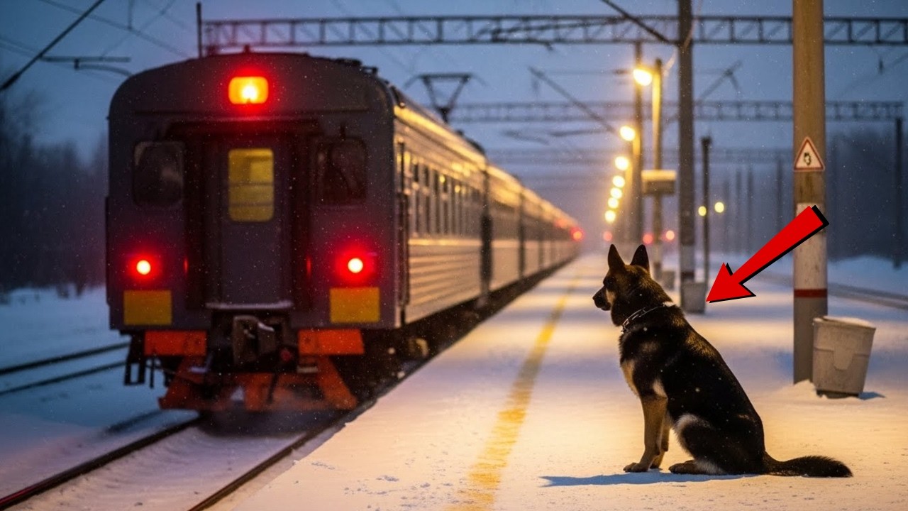 Собака ждала ПОЕЗД 365 ДНЕЙ. Причина заставит вас заплакать...