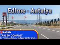 Traseu Edirne Antalya Detaliat