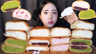 картинка: Dessert ASMR🍥 Сливочный хлеб Взбитый хлеб со сливками ДесертㅣВзбитый хлеб со сливками