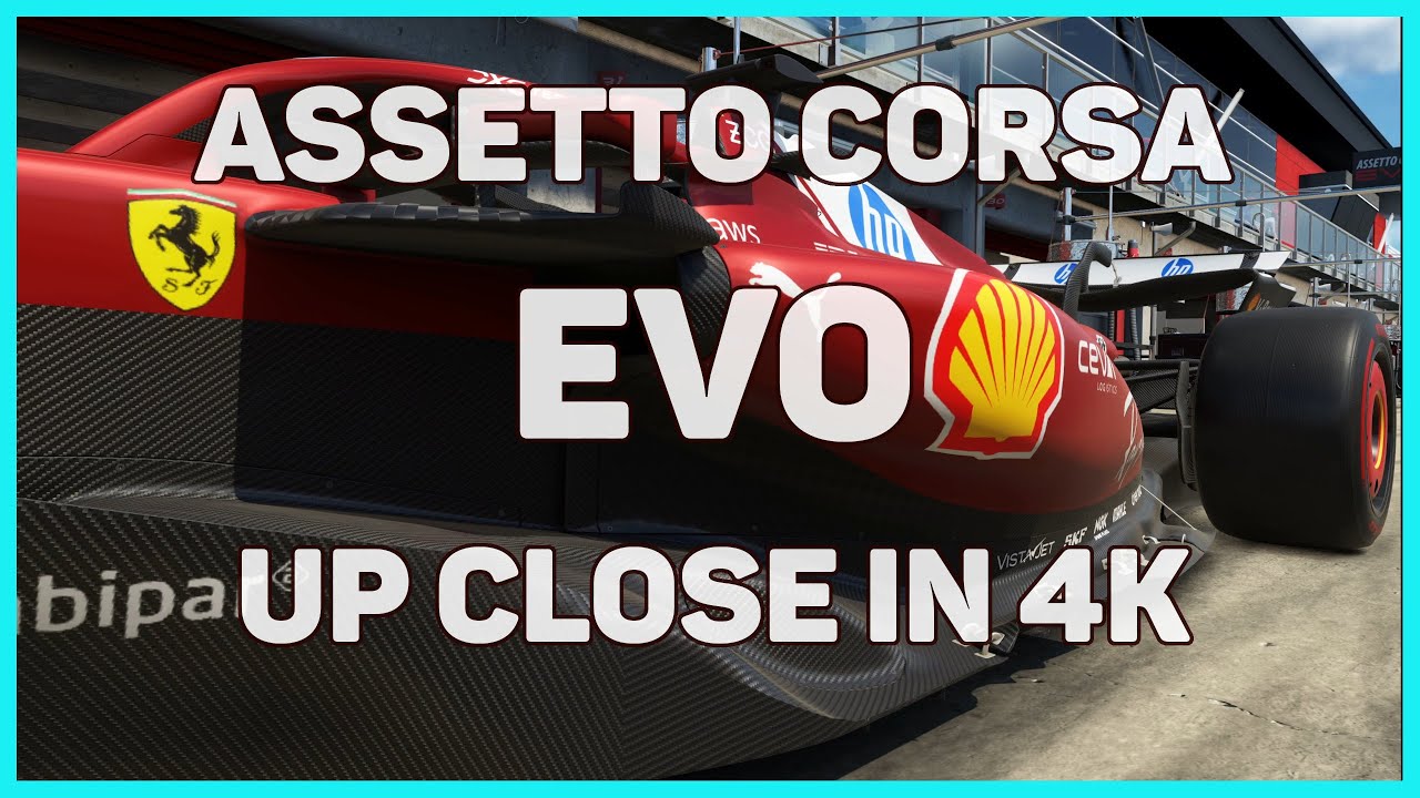 4K Camera v Assetto Corsa Evo in VR - Up Close Textures