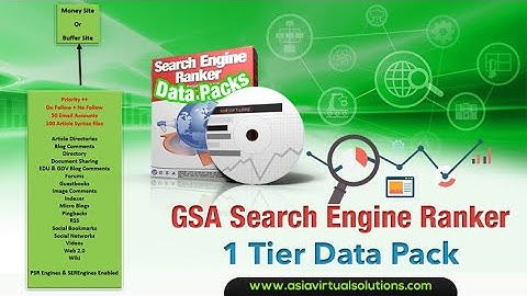 Tier 1 Over View of GSA Search Engine Ranker 7 Tier data pack   7 Tier GSA Search Engine Ranker Data