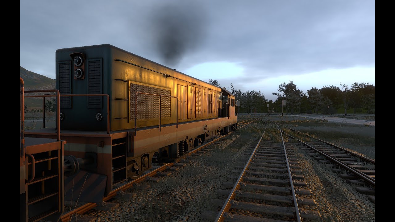 Argon Express Night. Gameplay Derail Valley