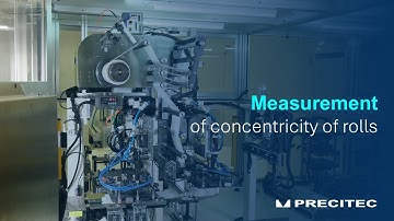 Measurement of concentricity of rolls  (z-stacking) in the electrode production for EV
