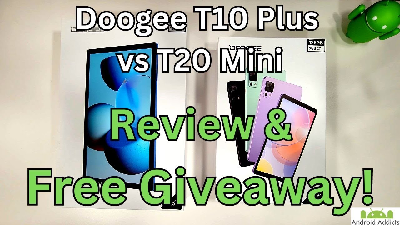 Doogee T30 Ultra, T20 Ultra and T20mini Pro tablets announced