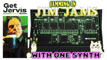 Jamming in JimJams: living room special #livestream #cats #synthesizer #arp2600