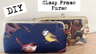 Clasp Frame Kiss Lock Purse DIY Tutorial Easy Step-by-step