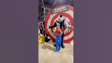 Art the Clown and Chucky #halloween #cosplay #costume #art #chucky